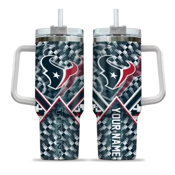 custom houston texans chevron angle blue curved tumbler best selling.webp
