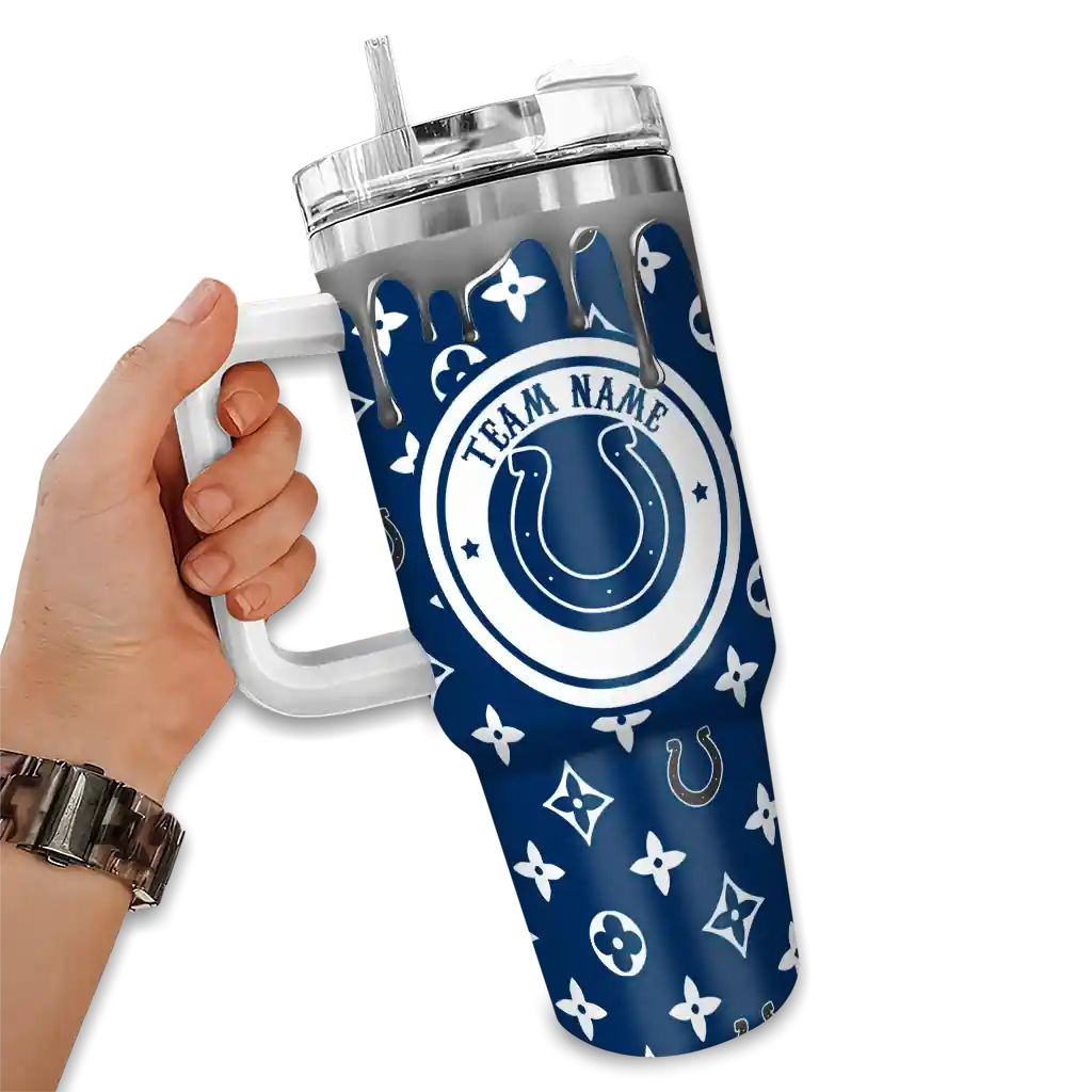 custom indianapolis colts bullseye drips blue curved tumbler fashion forward.webp custom indianapolis colts bullseye drips blue curved tumbler fashion forward.webp