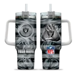 custom las vegas raiders marbled stripes black curved tumbler best selling.webp