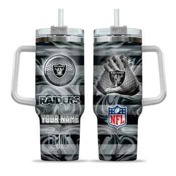 custom las vegas raiders marbled stripes black curved tumbler best selling.webp