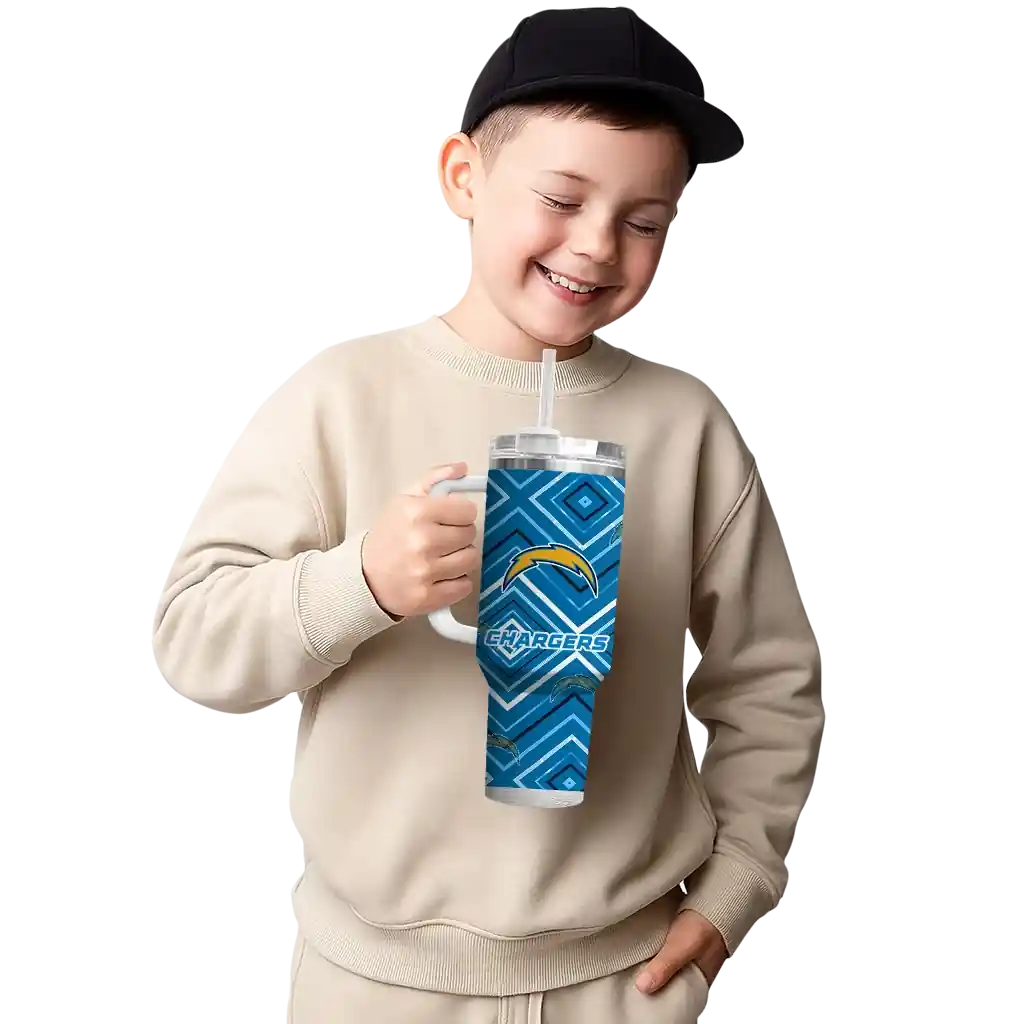 custom los angeles chargers bold diamonds blue curved tumbler latest model.webp custom los angeles chargers bold diamonds blue curved tumbler latest model.webp