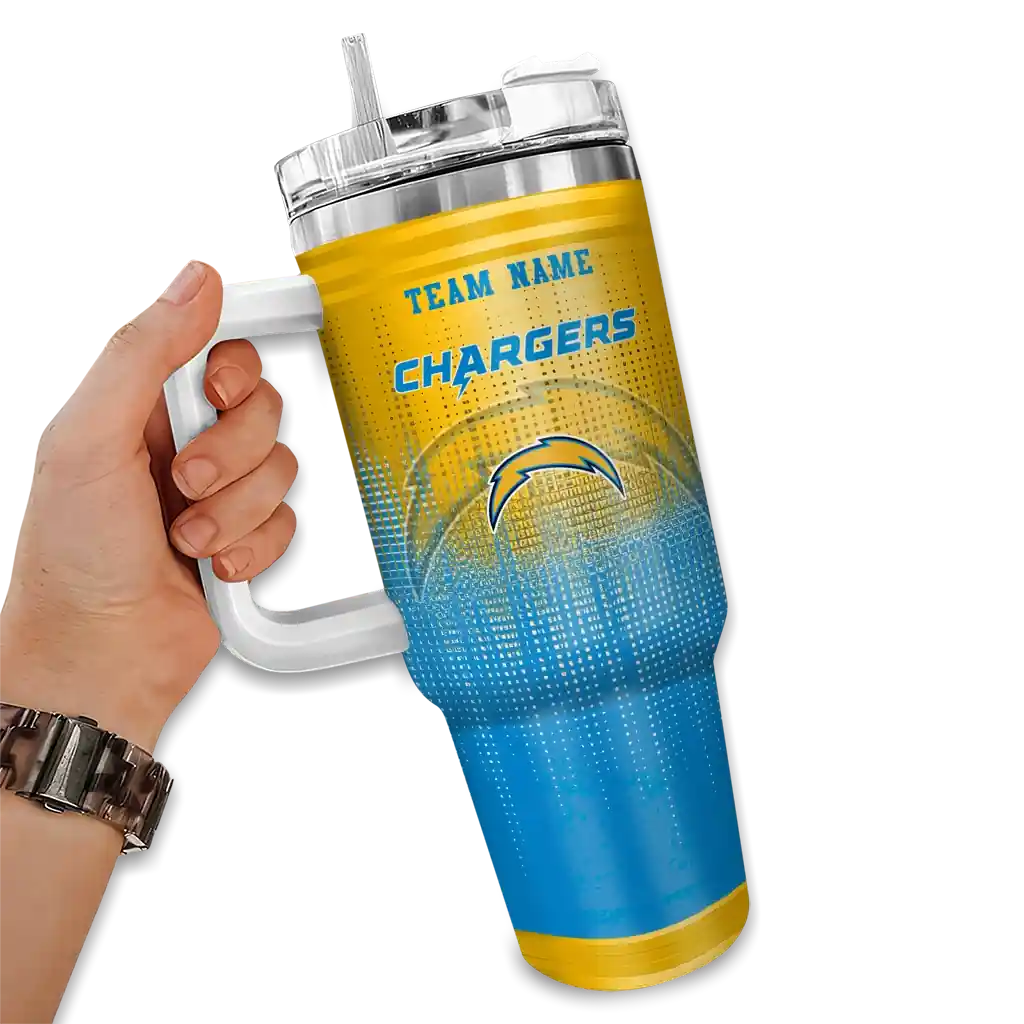 custom los angeles chargers gradient dots blue curved tumbler fashion forward.webp custom los angeles chargers gradient dots blue curved tumbler fashion forward.webp