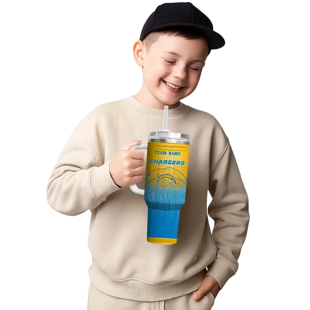 custom los angeles chargers gradient dots blue curved tumbler latest model.webp custom los angeles chargers gradient dots blue curved tumbler latest model.webp