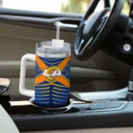 custom los angeles rams chevron layers blue curved tumbler best selling.webp