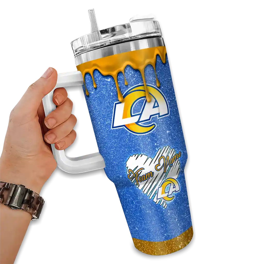 custom los angeles rams heart helmet motif blue curved tumbler fashion forward.webp custom los angeles rams heart helmet motif blue curved tumbler fashion forward.webp