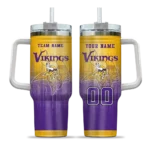 custom minnesota vikings gradient dots purple curved tumbler best selling.webp