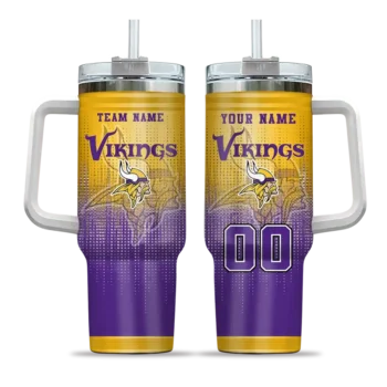 custom minnesota vikings gradient dots purple curved tumbler best selling.webp