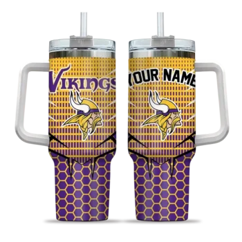 custom minnesota vikings hex texture purple curved tumbler best selling.webp