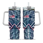 custom new england patriots chevron angle blue curved tumbler best selling.webp