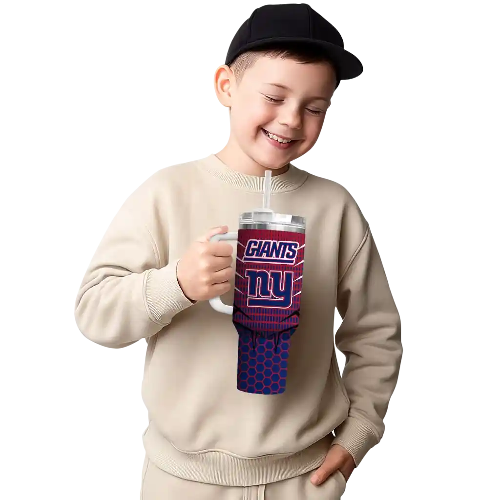 custom new york giants hex texture blue curved tumbler latest model.webp custom new york giants hex texture blue curved tumbler latest model.webp