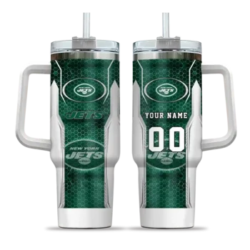 custom new york jets hexagon armor green curved tumbler best selling.webp
