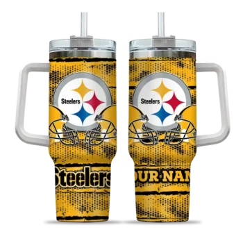 custom pittsburgh steelers honey streaks gold curved tumbler best selling.webp