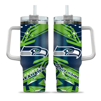 custom seattle seahawks abstract paths blue curved tumbler best selling.webp
