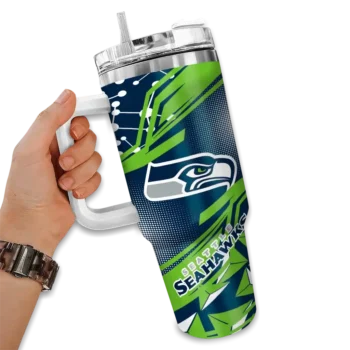 custom seattle seahawks abstract paths blue curved tumbler fashion forward.webp