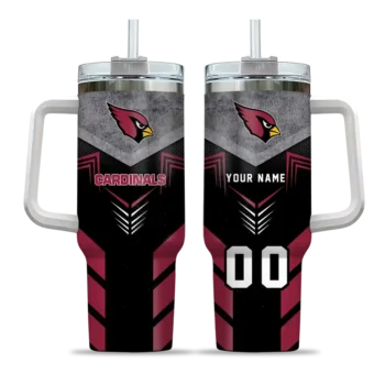 customized arizona cardinals arrow armor red black curved tumbler best selling.webp