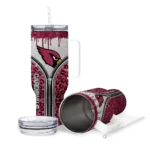 customized arizona cardinals leopard zipper red curved tumbler best selling.webp