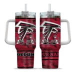 customized atlanta falcons honey streaks red curved tumbler best selling.webp