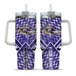 customized baltimore ravens chevron angle purple curved tumbler best selling.webp