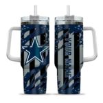 customized dallas cowboys claw cut blue black curved tumbler best selling.webp
