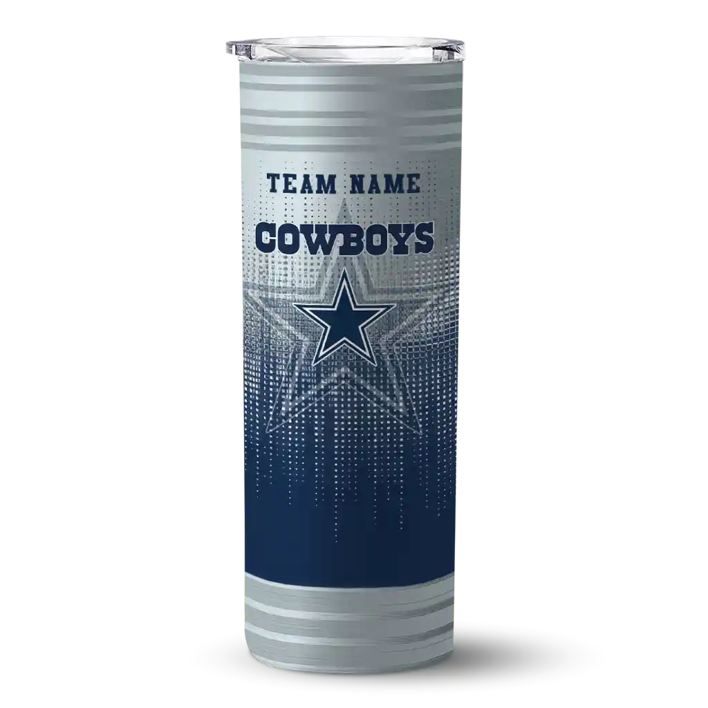customized dallas cowboys swirl texture blue skinny tumbler best selling.webp customized dallas cowboys swirl texture blue skinny tumbler best selling.webp