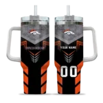 customized denver broncos arrow armor orange black curved tumbler best selling.webp