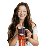 customized denver broncos chevron stripe orange curved tumbler best selling.webp
