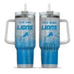 customized detroit lions gradient dots blue curved tumbler best selling.webp
