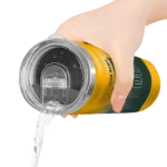 customized green bay packers swirl texture green skinny tumbler best selling.webp