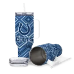 customized indianapolis colts bold diamonds blue curved tumbler best selling.webp