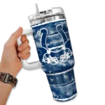 customized indianapolis colts honey streaks blue curved tumbler best selling.webp