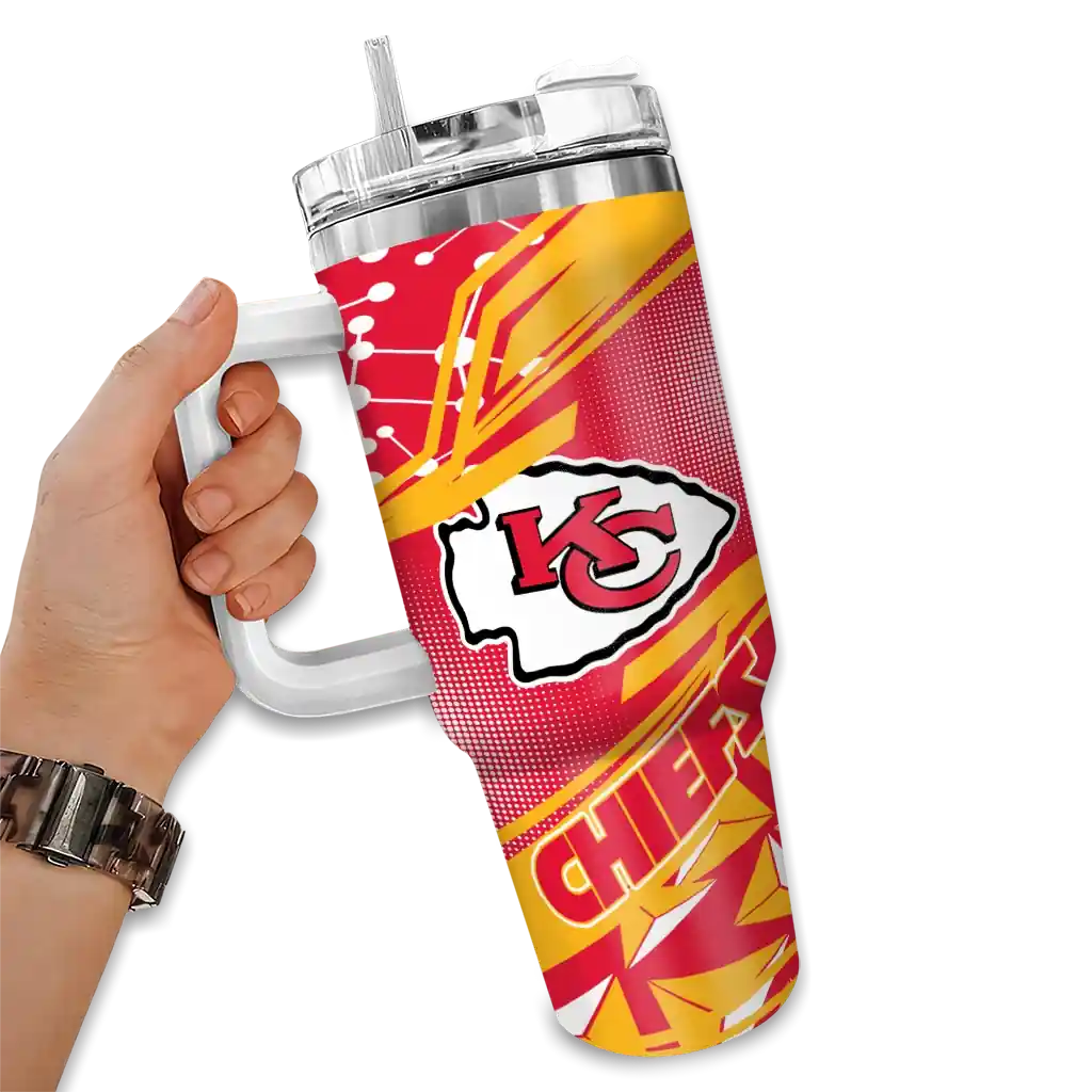 customized kansas city chiefs abstract paths red curved tumbler fashion forward.webp customized kansas city chiefs abstract paths red curved tumbler fashion forward.webp