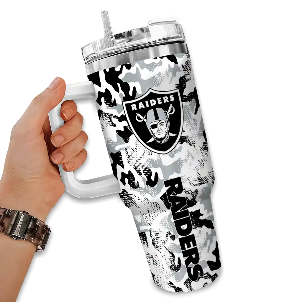 customized las vegas raiders camo mashup black white curved tumbler fashion forward.webp customized las vegas raiders camo mashup black white curved tumbler fashion forward.webp