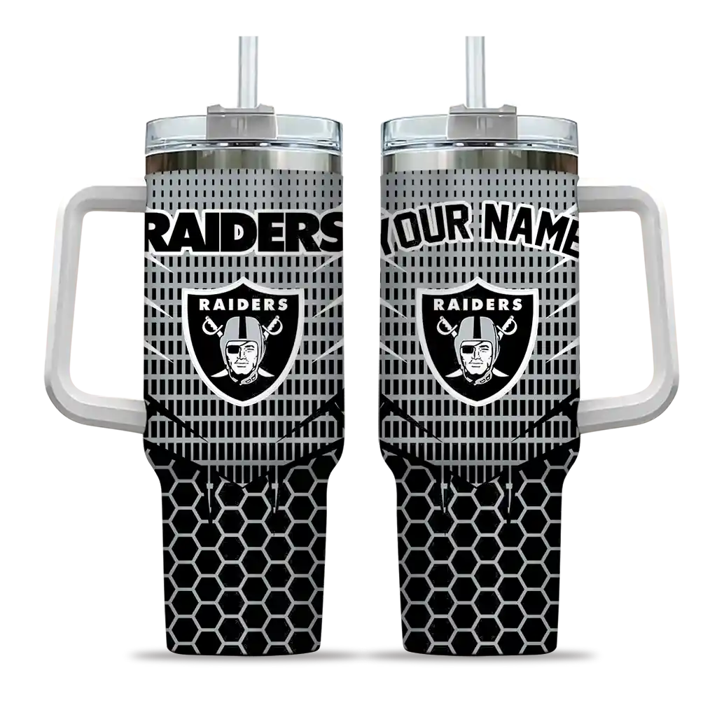 customized las vegas raiders hex texture black curved tumbler best selling.webp customized las vegas raiders hex texture black curved tumbler best selling.webp