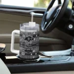 customized las vegas raiders superman shield black gray curved tumbler best selling.webp
