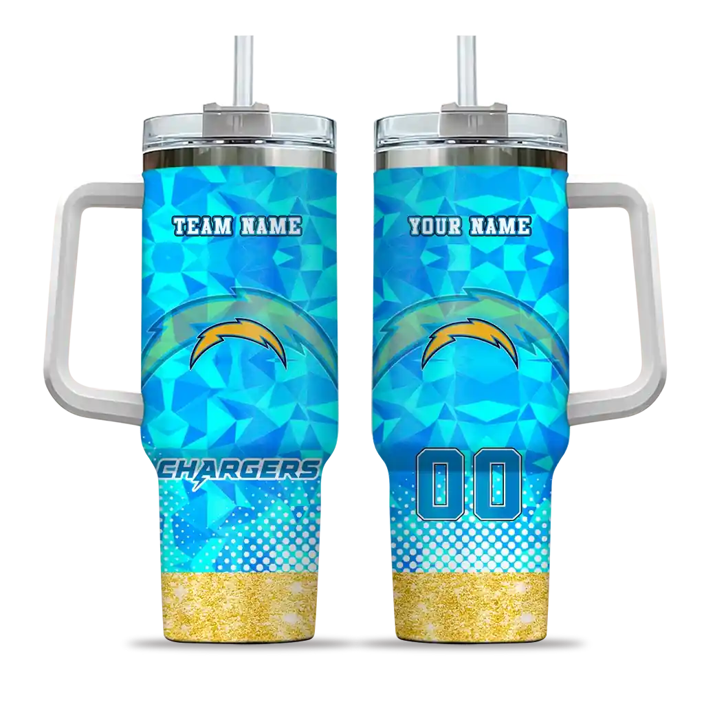 customized los angeles chargers geometric prism blue curved tumbler best selling.webp customized los angeles chargers geometric prism blue curved tumbler best selling.webp