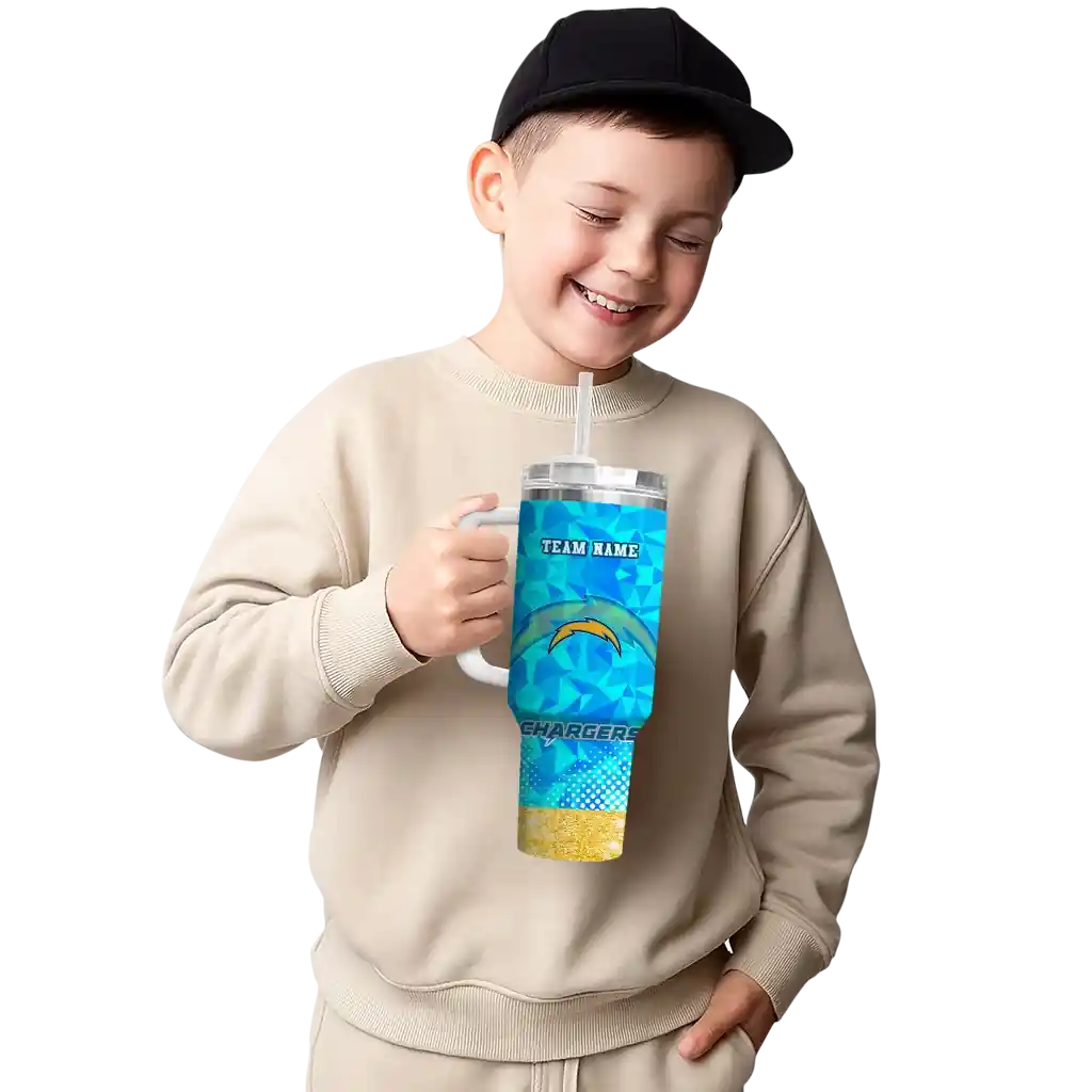 customized los angeles chargers geometric prism blue curved tumbler latest model.webp customized los angeles chargers geometric prism blue curved tumbler latest model.webp