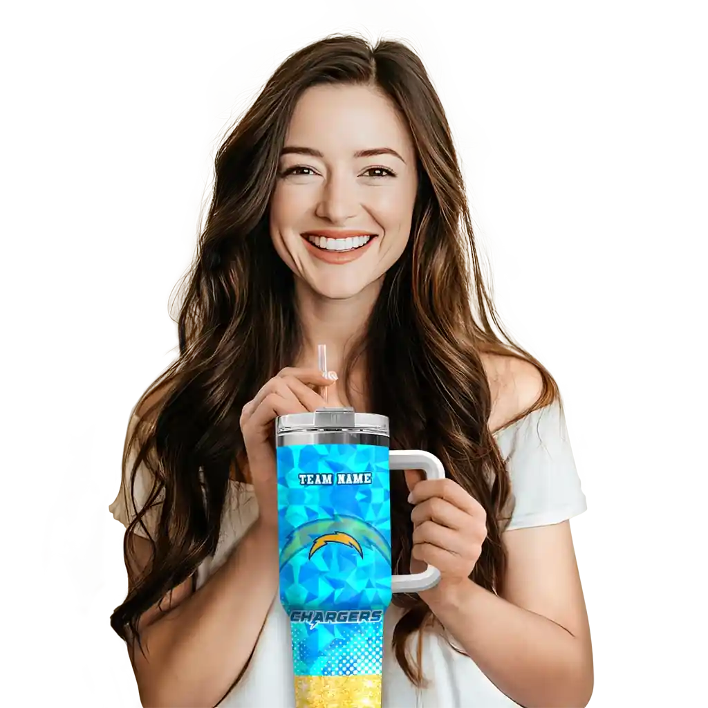 customized los angeles chargers geometric prism blue curved tumbler premium grade.webp customized los angeles chargers geometric prism blue curved tumbler premium grade.webp
