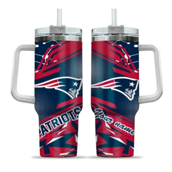 customized new england patriots abstract paths blue curved tumbler best selling.webp