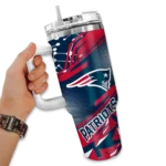 customized new england patriots abstract paths blue curved tumbler best selling.webp