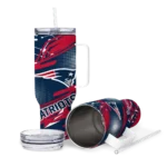 customized new england patriots abstract paths blue curved tumbler best selling.webp