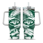 customized new york jets abstract paths green curved tumbler best selling.webp