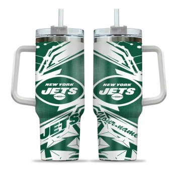 customized new york jets abstract paths green curved tumbler best selling.webp