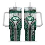 customized new york jets leopard zipper green curved tumbler best selling.webp