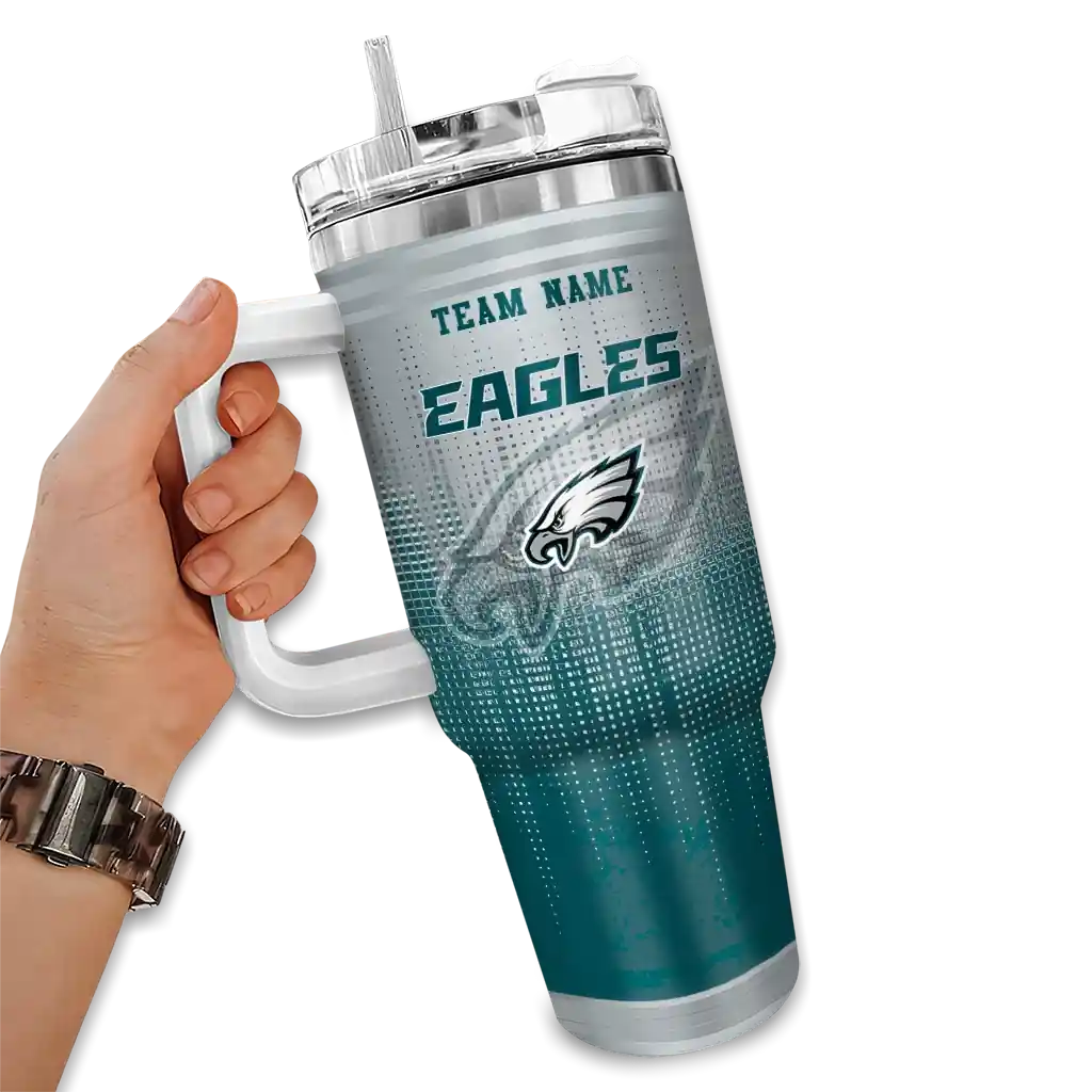 customized philadelphia eagles gradient dots green curved tumbler fashion forward.webp customized philadelphia eagles gradient dots green curved tumbler fashion forward.webp