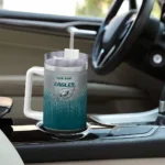 customized philadelphia eagles gradient dots green curved tumbler best selling.webp