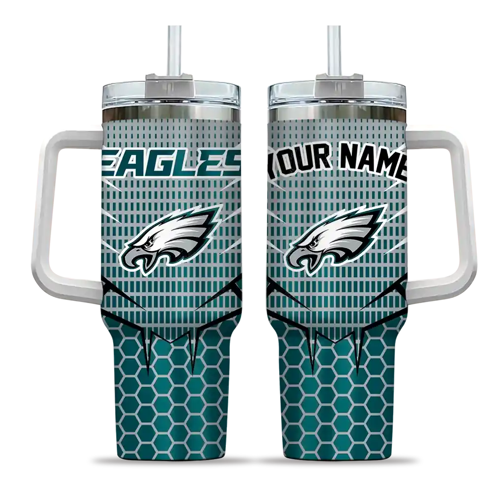 customized philadelphia eagles hex texture green curved tumbler best selling.webp customized philadelphia eagles hex texture green curved tumbler best selling.webp