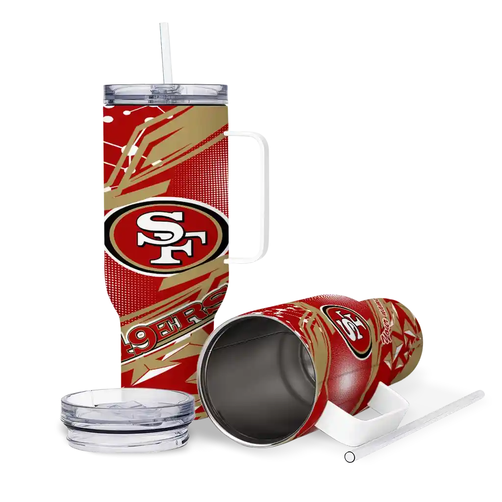 customized san francisco 49ers abstract paths red curved tumbler high quality.webp customized san francisco 49ers abstract paths red curved tumbler high quality.webp
