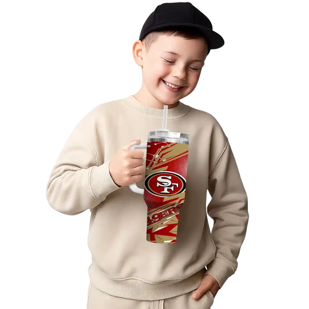 customized san francisco 49ers abstract paths red curved tumbler latest model.webp customized san francisco 49ers abstract paths red curved tumbler latest model.webp