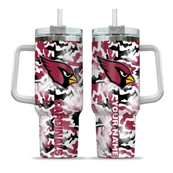 personalized arizona cardinals camo mashup red white curved tumbler best selling.webp