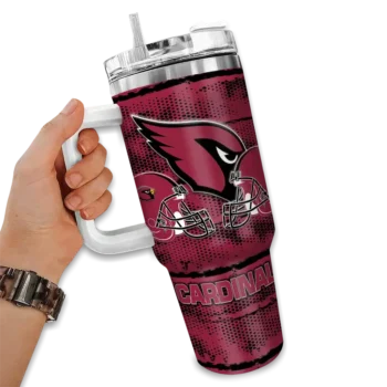 personalized arizona cardinals honey streaks red curved tumbler fashion forward.webp